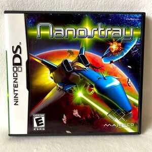Nintendo DS Nanostray Video Game Complete with Case and Manual